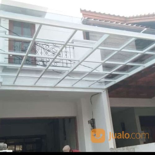 Kanopi Bening Kaca Polycarbonat Solartuff Akrilik
