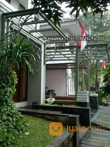 Kanopi Bening Kaca Polycarbonat Solartuff Akrilik