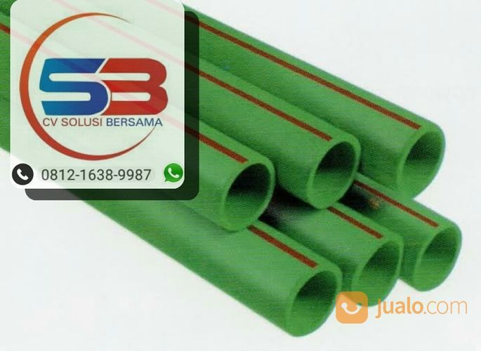 Pipa PPR Rucika Kelen Green PN 10 Ukuran 3/4 Inch 50 Batang