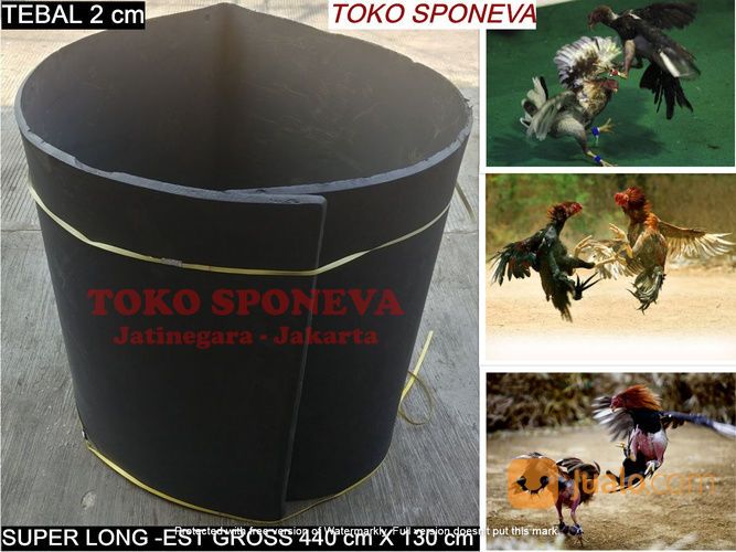 Bahan RING ARENA GEBER AYAM ADUAN - Spon Eva SUPER LONG - Tebal 2CM
