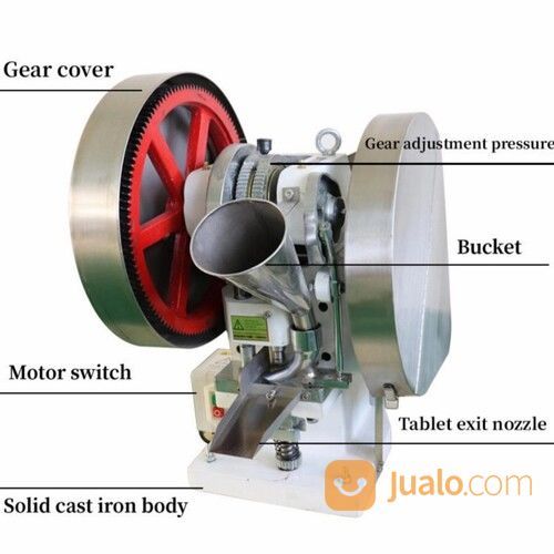 Alat Cetak Tablet Hingga Ukuran 25mm TDP-6T TDP-6 Tablet Press Machine