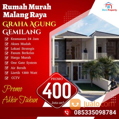 Rumah Murah Minimalis Di Graha Agung Gemilang Malang
