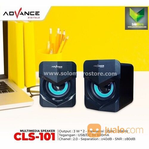 Speaker Laptop/Pc/Komputer Advance CLS 101 Speaker Mini Portable Usb Termurah