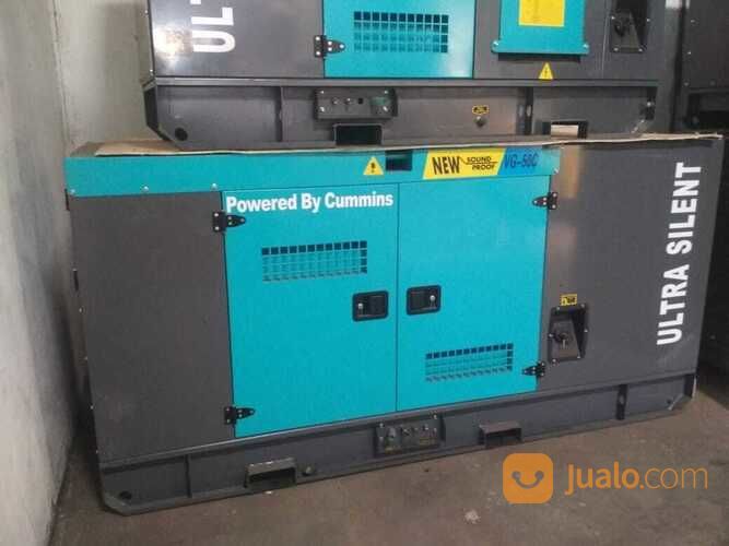 GENSET SILENT CUMMINS 50 KVA READY STOK