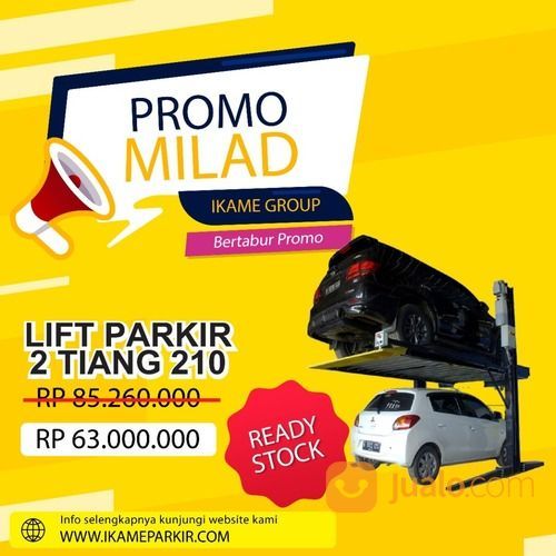 HIDROLIK LIFT PARKIR MOBIL 2 TIANG