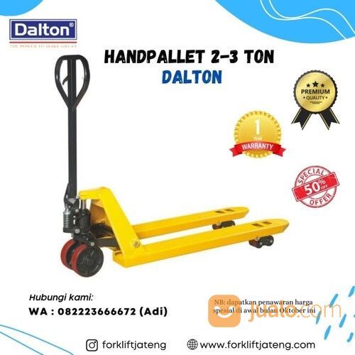 Hand Pallet 3 Ton Semarang / Hand Pallet Murah 2-5 Ton Kuning Dalton / Hand Pallet Murah Bergaransi