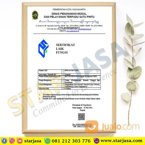 Jasa Pengurusan SLF Yogyakarta Jasa Pembuatan SLF Bantul Jasa Penerbitan SLF Jogja