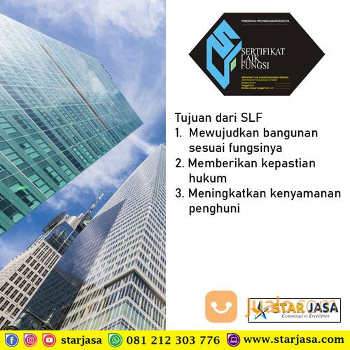 Jasa Pengurusan SLF Yogyakarta Jasa Pembuatan SLF Bantul Jasa Penerbitan SLF Jogja