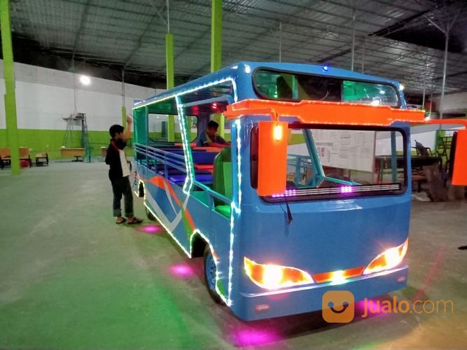 Kereta Wisata Odong Odong Mobil Tayo Sudah Full Set Lampu Bervariasi