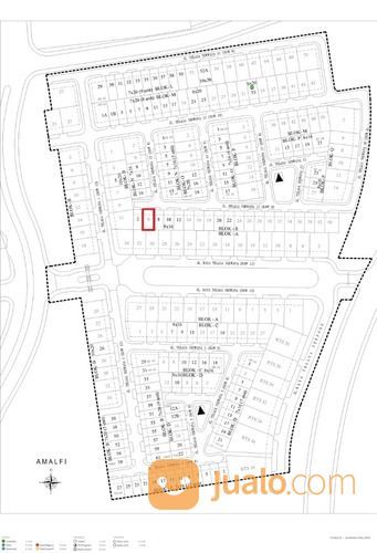 Kavling 10jt/M2 Ukuran 8x16 Amalfi Gading Serpong