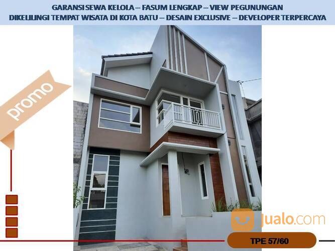 Rumah Villa Di Batu Malang Tipe 57 5 Menit Ke Alun2 Batu