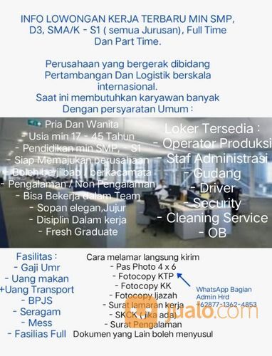 Lowongan Kerja Segera