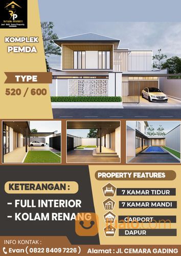 MILIKI RUMAH ELEGANT LOKASI SANGAT BAGUS DEKAT DENGAN 3 MALL TERBESAR PEKANBARU