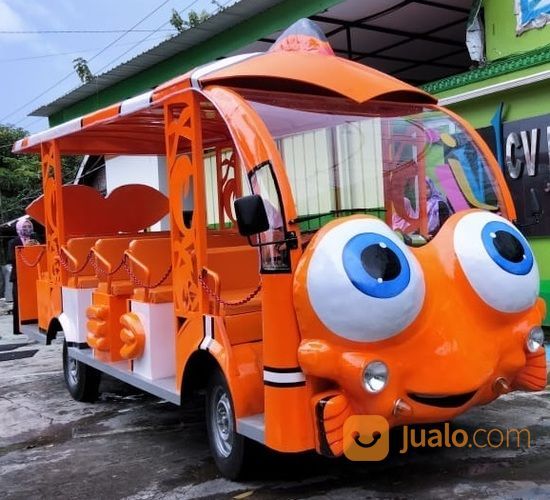 Odong Ikan Nemo Oren Kereta Mini Mobil Pariwisata