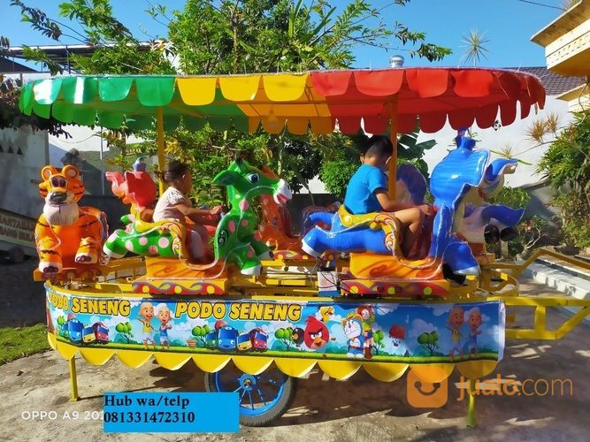 Odong Odong Kereta Mini Oren Kijang Super