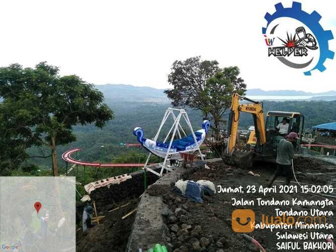 Odong Odong Kora Kora Kereta Mini Kincir Isi 6