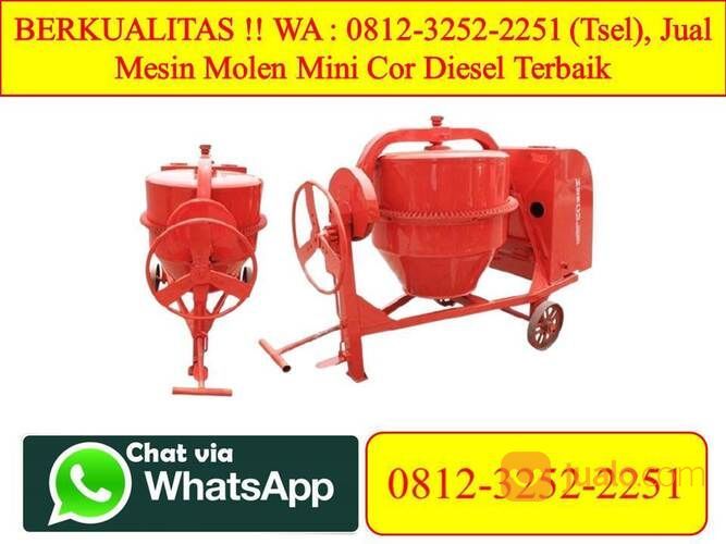 PRODUKSI !! WA : 0812-3252-2251 (Tsel) Produsen Mesin Molen Beton Tiger 500 Liter Berkualitas,