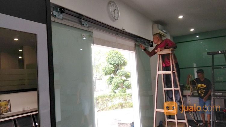 Mesin Pintu Kaca Otomatis Sensor / Autodoor Kaca