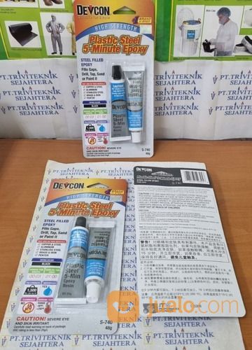 Lem Besi Epoksi Resin Devcon S740,Davcon Plastic Steel Epoxy Adhesive