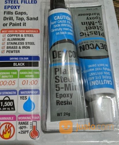 Lem Besi Epoksi Resin Devcon S740,Davcon Plastic Steel Epoxy Adhesive