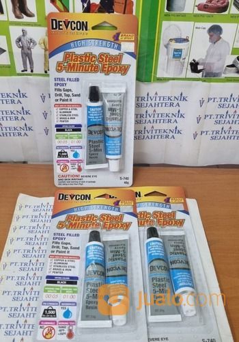 Lem Besi Epoksi Resin Devcon S740,Davcon Plastic Steel Epoxy Adhesive