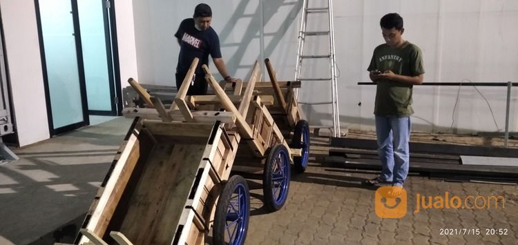 Gerobak Pasir Kayu Serbaguna