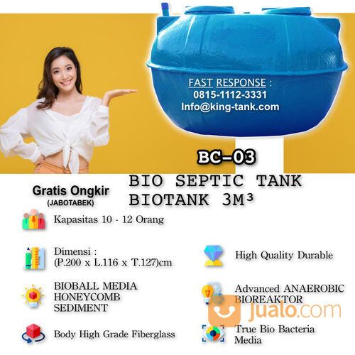 Tangki BIOTECH BIOTANK 3000 Liter / 3 M3