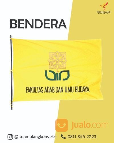 Pusat Konveksi Bendera Murah MIN.6pcs Di Banjarmasin