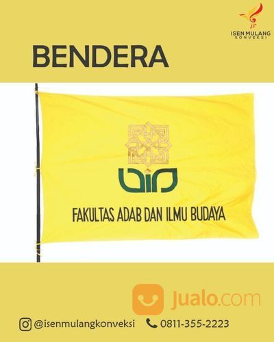 Pusat Konveksi Bendera Murah MIN.6pcs Di Banjarmasin
