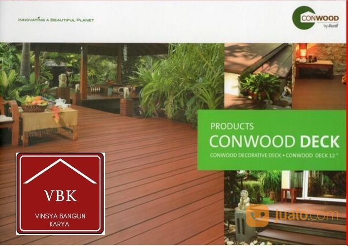 CONWOOD DECK FLOORNG + JASA PASANG HARGA BEDA