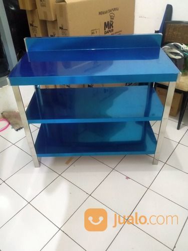 MEJA KOMPOR PORTABEL STAINLESS STEEL MR.DAPUR