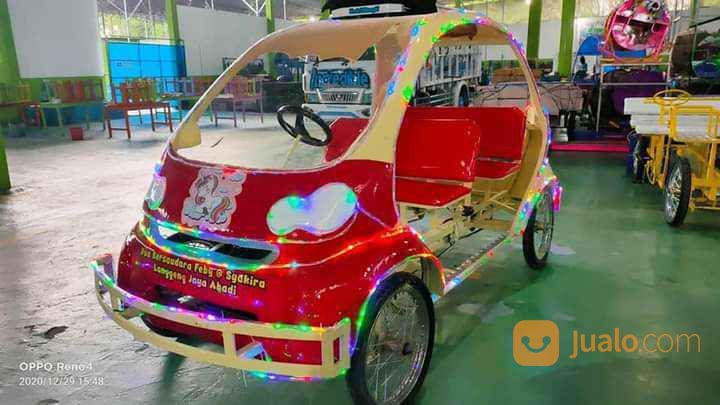 Mainan Koin Pesawat Odong Odong Becak Cinta Jazz Mini Coaster