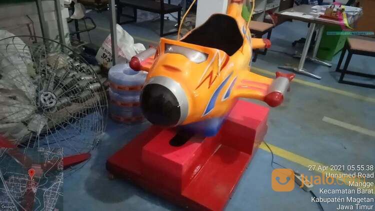 Mainan Koin Pesawat Odong Odong Becak Cinta Jazz Mini Coaster