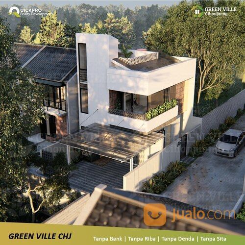 Rumah Modern Di Bandung Dekat Tol Pasteur CASH BACK 200 JT