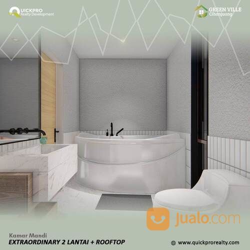 Rumah Modern Di Bandung Dekat Tol Pasteur CASH BACK 200 JT