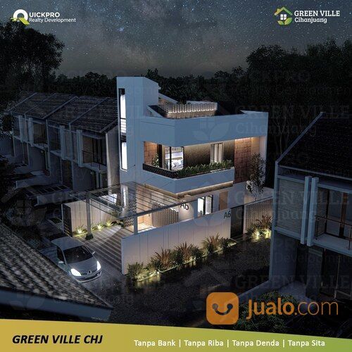 Rumah Modern Di Bandung Dekat Tol Pasteur CASH BACK 200 JT