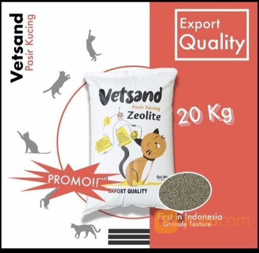 Pasir Kucing Versand 20 Kg Natural Tanpa Wangi