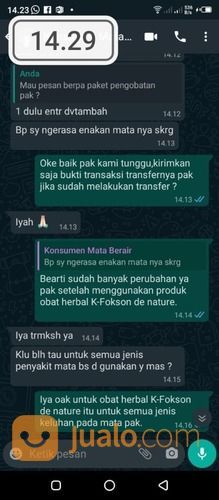 Obat Herbal Mata Berair K Fokson De Nature Yang Aman Tanpa Efek Samping