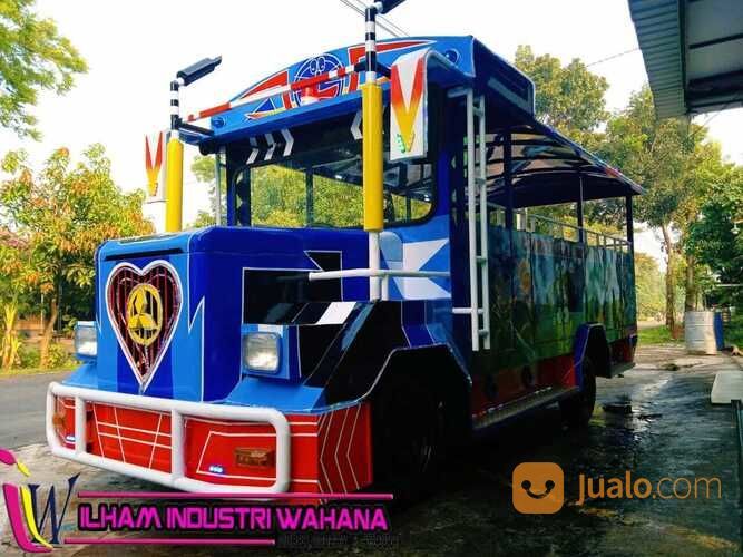 Wahana Mainan Kereta Mini Odong Odong Mobil Bebek Fiber Mainan Koin