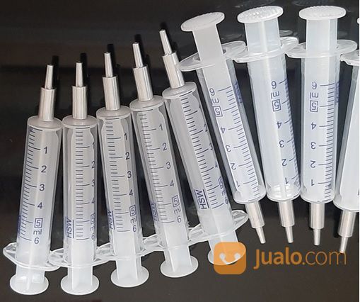 Syringe 5ml Gammon Swd,Alat Suntikan Shell Water Detector Siren