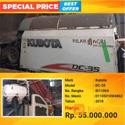 Combine Harvester Kubota DC-35