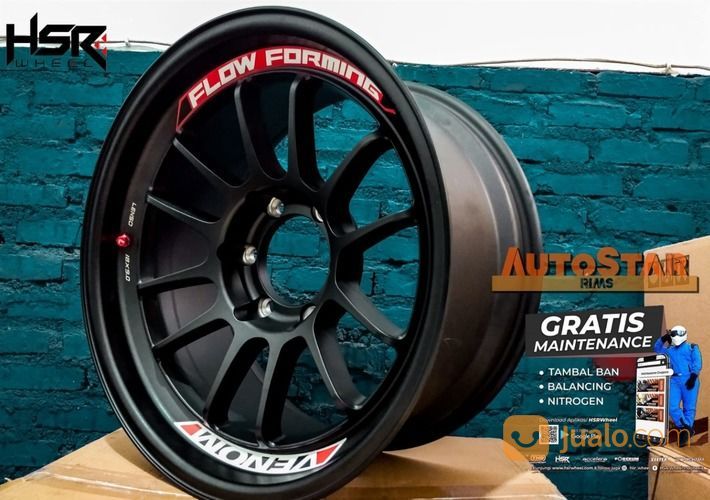 VELG MOBIL RACING LENSO VENOM 5 RING18X9 PCD 6-PAJERO FORTUNER HLUX WARNA HITAM