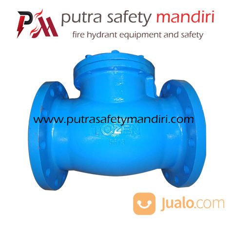 TOZEN IRON CAST SWING CHECK VALVE 3 INCH FLANGE JIS 10K MURAH