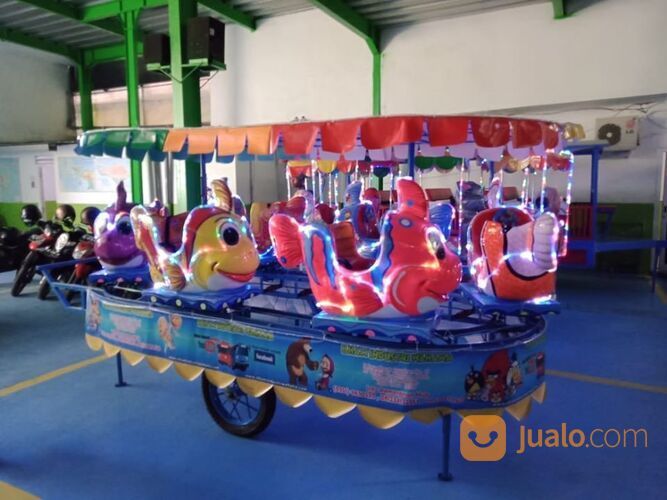 Odong Odong Komedi Putar Safari Gerobak Badut - Mandi Bola Portable