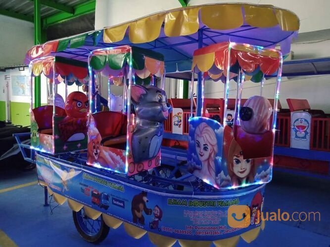 Odong Odong Komedi Putar Safari Gerobak Badut - Mandi Bola Portable