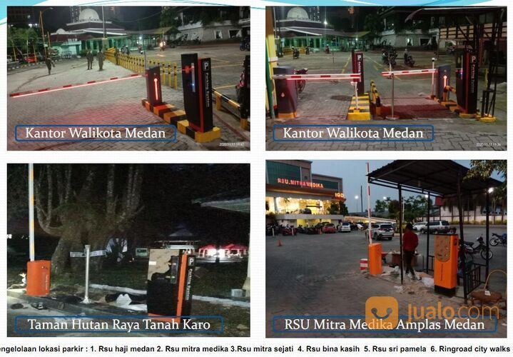 Paket Portal Parkir - Palang Parkir Otomatis