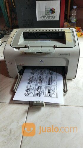 PRINTER HP LASERJET P1005 LENGKAP TONER 85A JOSS HASIL BAGUS SIAP PAKAI