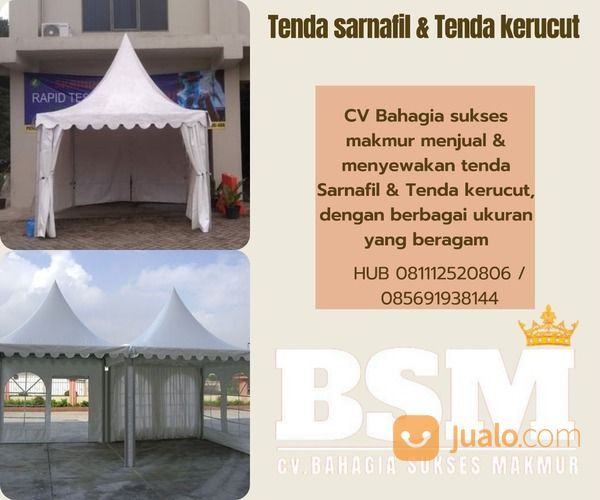 TENDA SARNAFIL & TENDA KERUCUT MURAH | UNTUK TENDA EVENT OUTDOOR