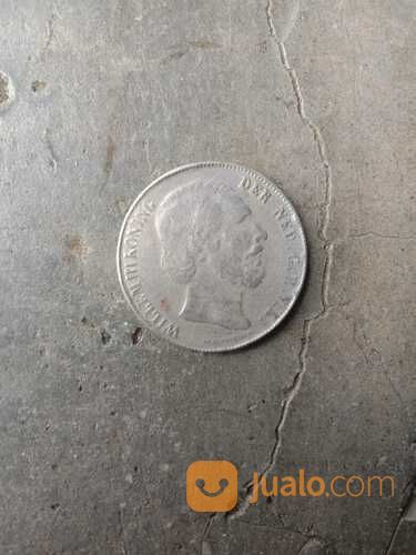Koin Belanda Willem III Koning Tahun 1852.Koin Asli Dari Orang Tua Jaman Dulu.Termurah