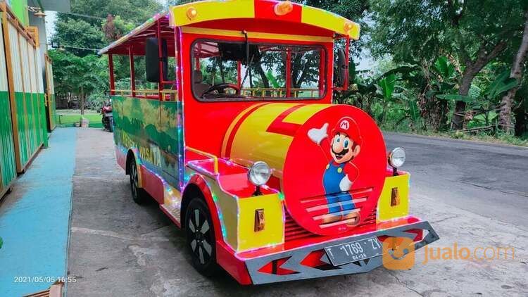 Odong Odong Mobil Mario Bros - Mandi Bola Kereta Mini Wisata